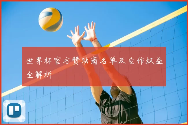 世界杯官方赞助商名单及合作权益全解析